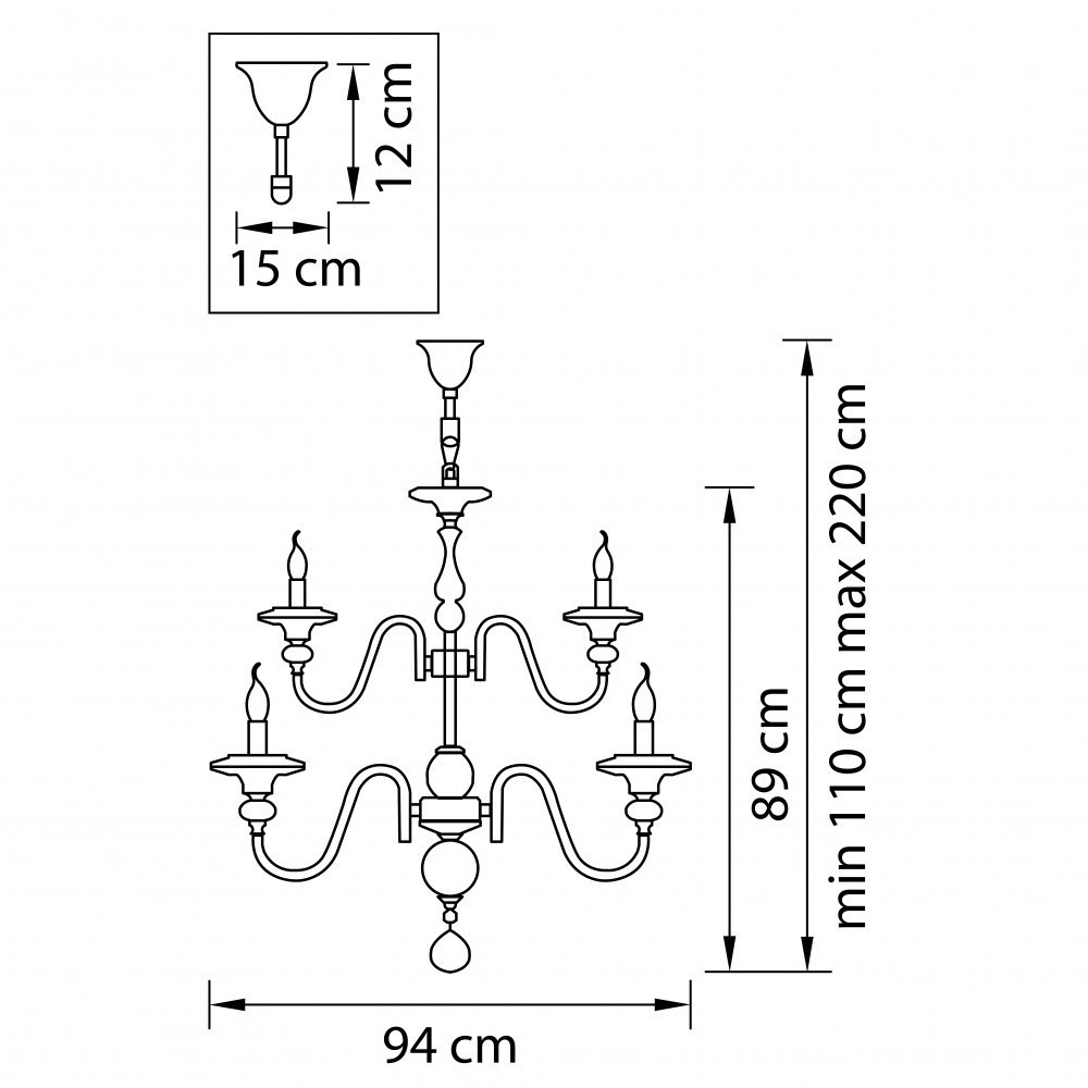 Lightstar (MD00081-12+6) Люстра AZZURRO 18х60W E14 ХРОМ (в комплекте) Lightstar (MD00081-12+6) Люстра AZZURRO 18х60W E14 ХРОМ (в комплекте)