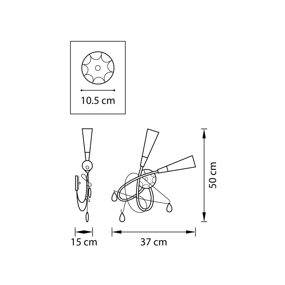 Lightstar (SB1105/2R K) Бра AEREO 2х25W G9 GOLD (в комплекте) Lightstar (SB1105/2R K) Бра AEREO 2х25W G9 GOLD (в комплекте)