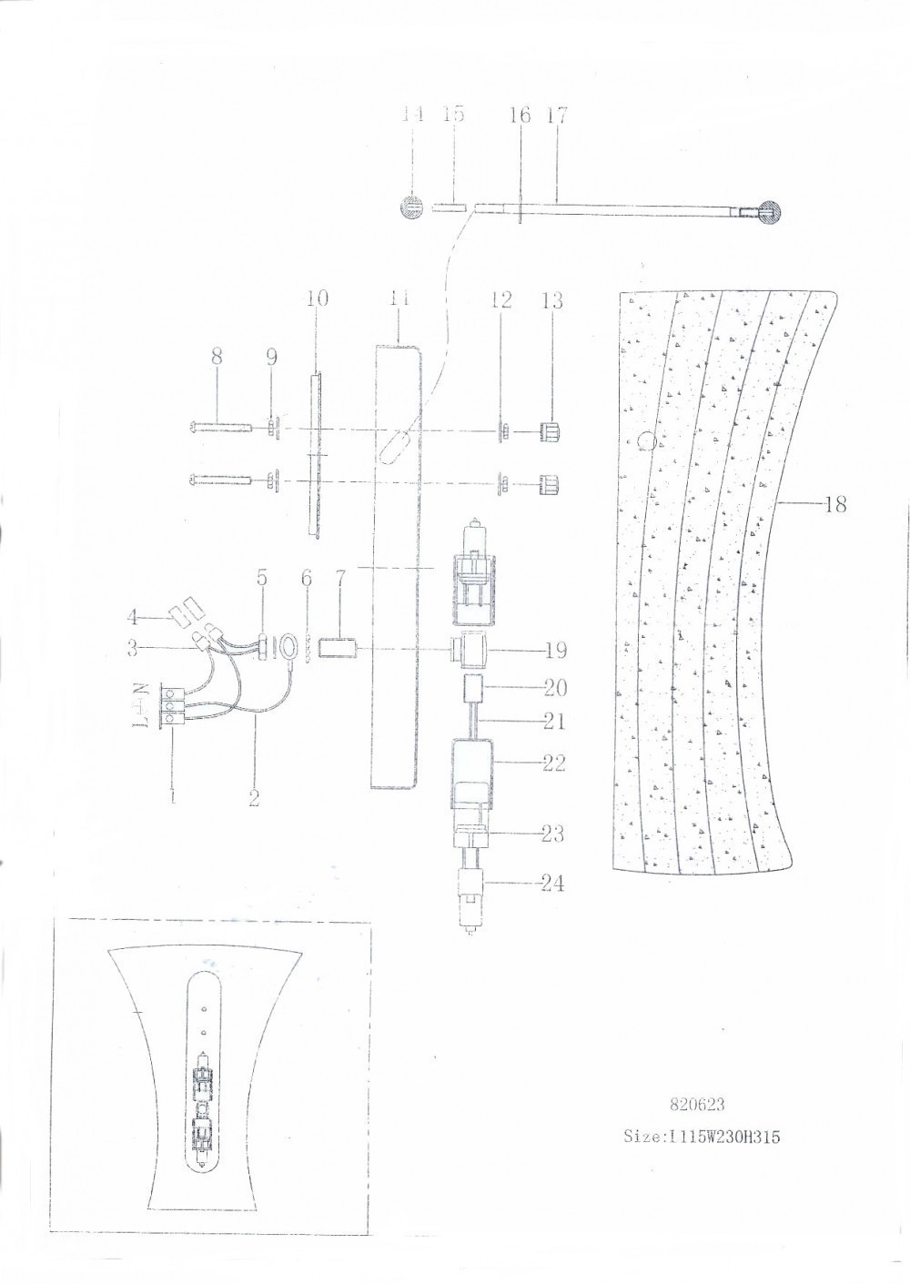 Lightstar (MB600017-2B) Бра ZUCCHE 2х40W G9 ЯНТАРЬ (в комплекте) Lightstar (MB600017-2B) Бра ZUCCHE 2х40W G9 ЯНТАРЬ (в комплекте)